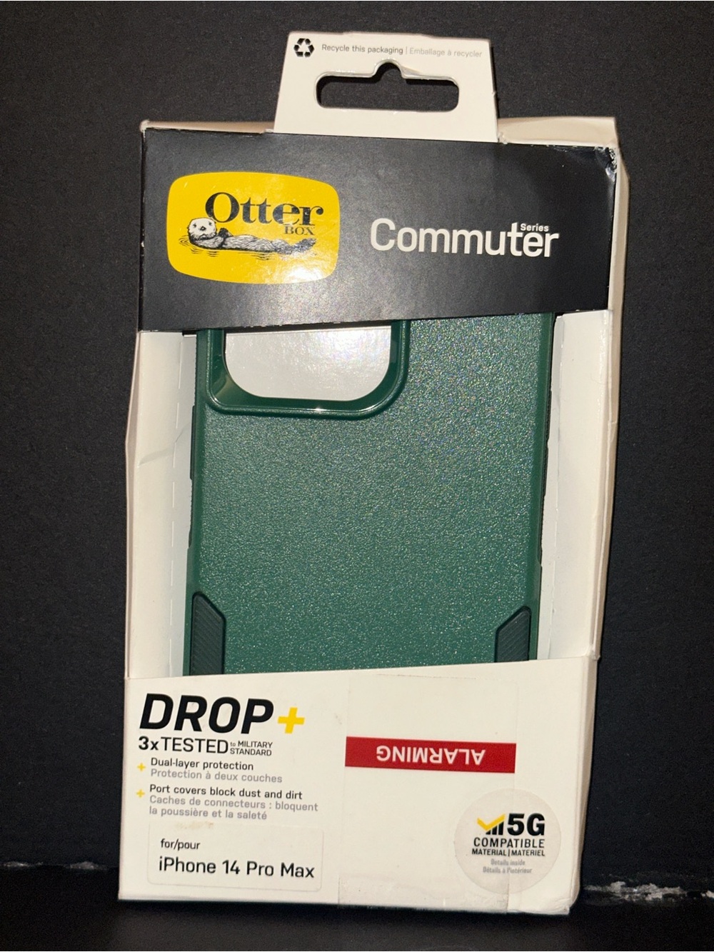 OtterBox Commuter Series Case for iPhone 14 Pro Max - Forest Green